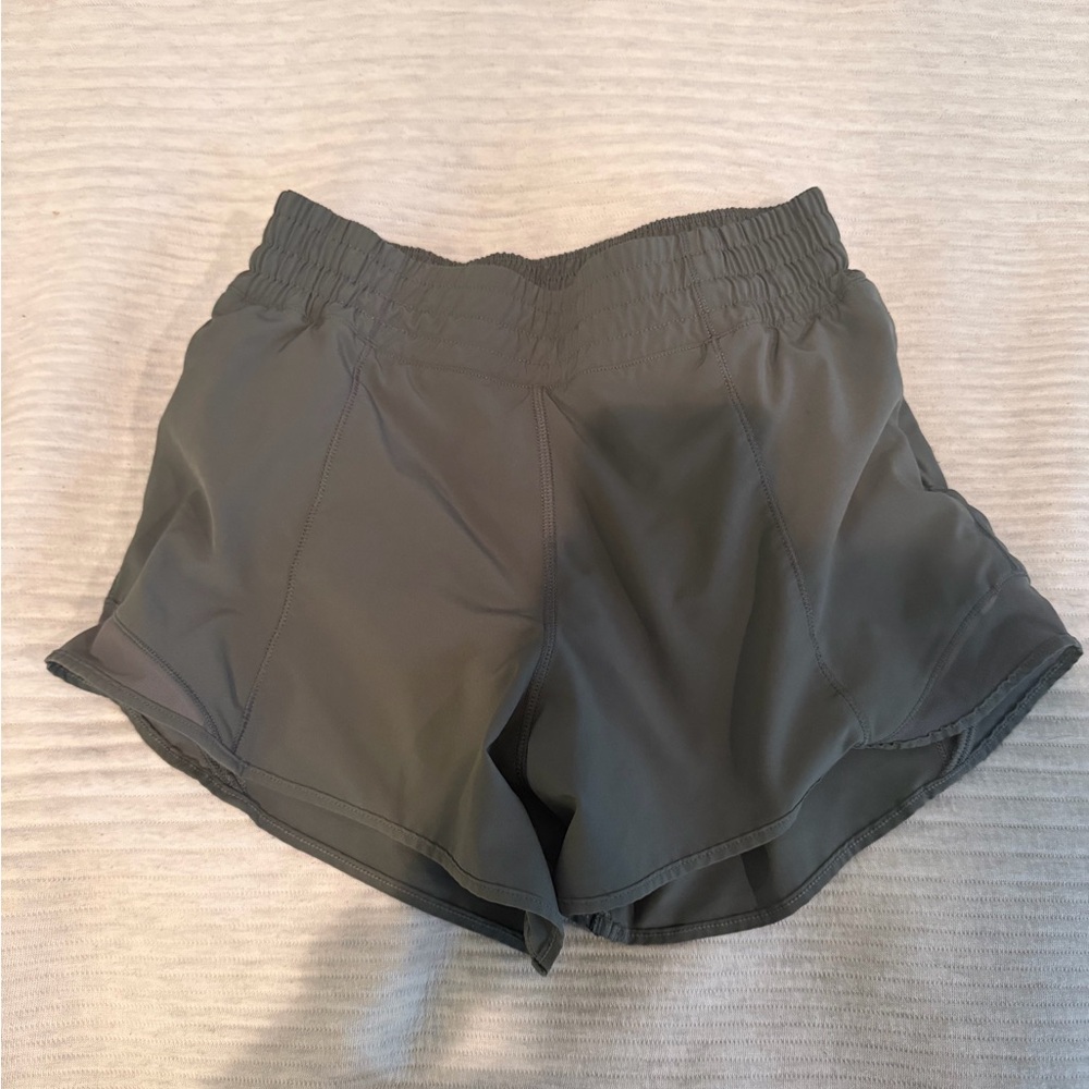 lululemon athletica Olive Green Running Shorts